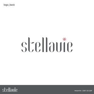 SSC (riicocco)さんの女性向け美容サロン「stellavie」のロゴへの提案