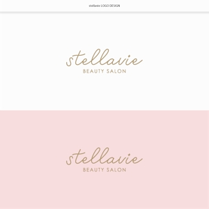 DeeDeeGraphics (DeeDeeGraphics)さんの女性向け美容サロン「stellavie」のロゴへの提案