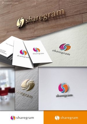 hayate_design ()さんのコンテンツマーケティングの会社「sharegram」のロゴへの提案