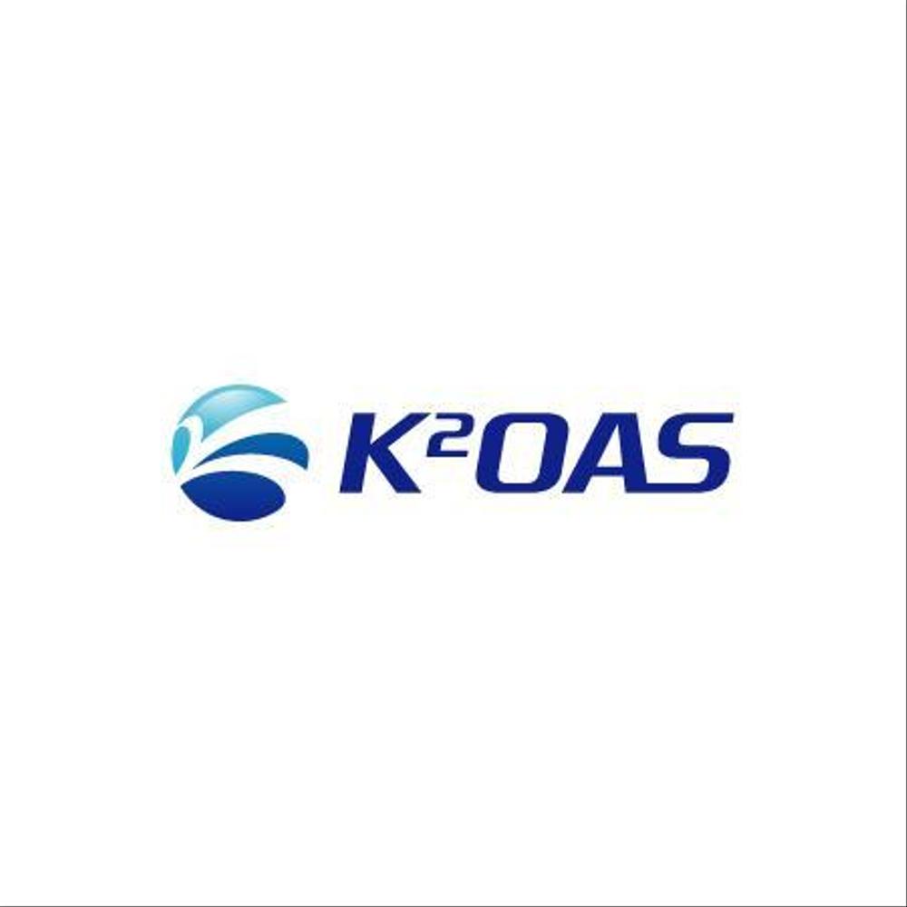 中国の機械加工品貿易商社「K2OAS」のロゴ作成