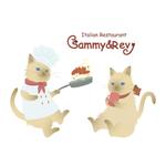 奏 ()さんのイタリアンレストラン「sammy&revy」のロゴへの提案