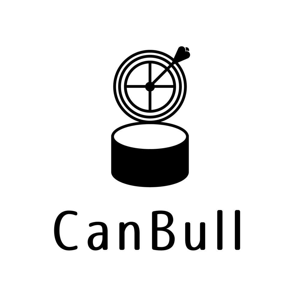 缶詰＆ダーツ　「CanBull」のロゴ制作