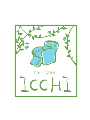 鈴木 ようこ (yoko115)さんの「hair salon ICCHI」のロゴ作成への提案