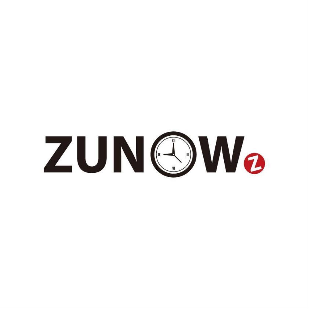 「ZUNOW」のロゴ作成