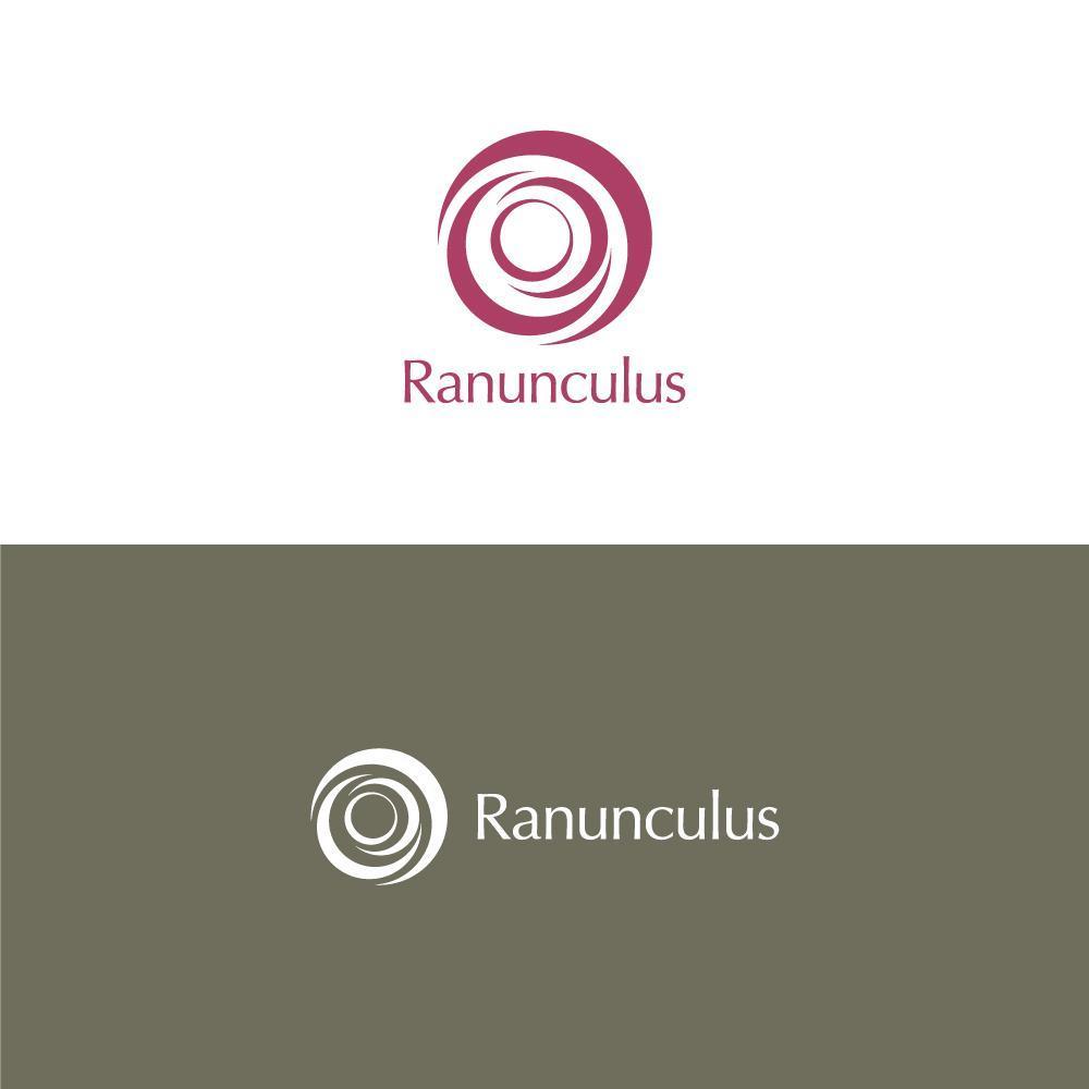 美容請負会社「Ranunculus」のロゴ作成