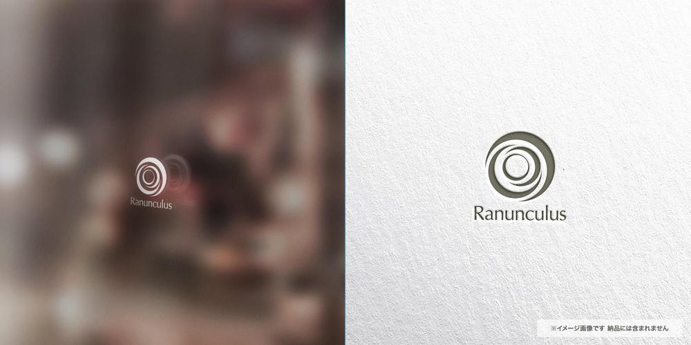 美容請負会社「Ranunculus」のロゴ作成