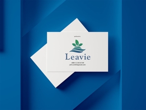 ark-media (ark-media)さんの健康をテーマにした新会社「Leavie」のロゴ作成依頼への提案