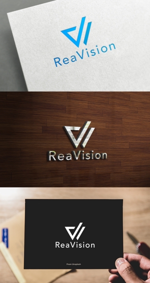 athenaabyz ()さんの教育・採用のコンサルティング事業を営むReaVisionのロゴ制作への提案