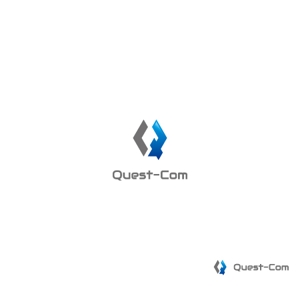 Zeross Design (zeross_design)さんのWeb制作・システム開発会社「Quest-Com株式会社」のロゴへの提案