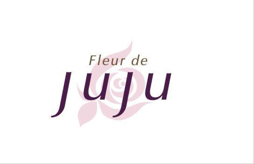 「Fleur de JUJU」のロゴ作成