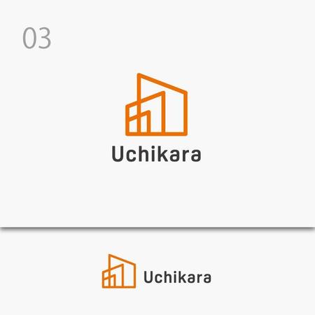 不動産 投資 会社のロゴ コンセプトは ウチ 家 のチカラ 力 です の依頼 外注 ロゴ作成 デザインの仕事 副業 クラウドソーシング ランサーズ Id