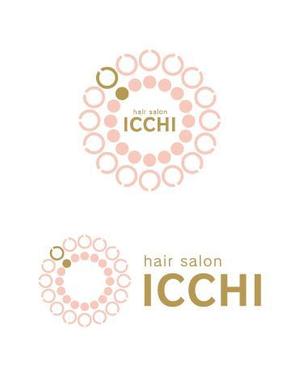 chamal_no09さんの「hair salon ICCHI」のロゴ作成への提案