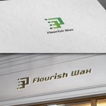 late_design ()さんのブラジリアンワックスのお店『Flourish Wax』のロゴへの提案