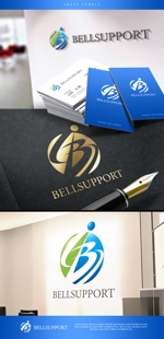 NJONESKYDWS (NJONES)さんの株式会社BELLSUPPORTのロゴへの提案