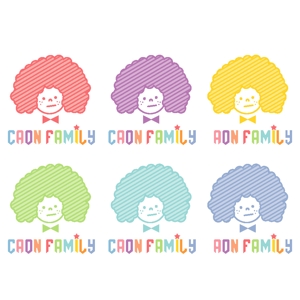 ETSUKO (EKdesign)さんの「caon family」のロゴ作成（商標登録無し）への提案