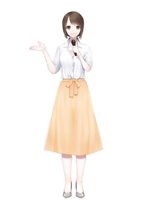 若草 (wakakusa_150)さんのバーチャル女子アナウンサーのキャラクターデザイン制作への提案