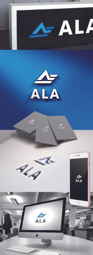 k_31 (katsu31)さんのWEB会社『ALA』の名刺デザイン作成依頼への提案