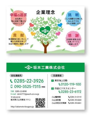 w-flowerさんの企業理念カードデザイン作成への提案