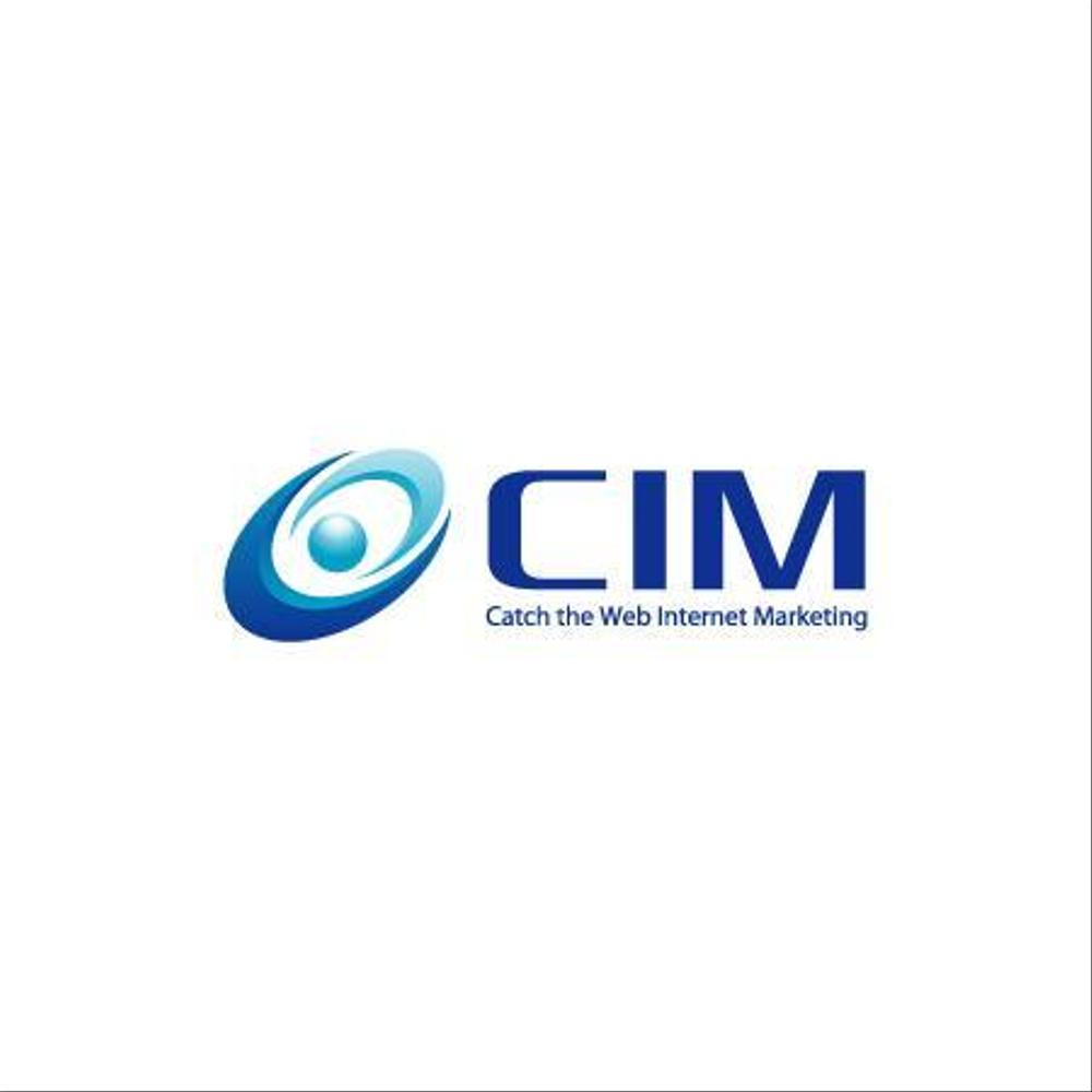 「CIM(Catch the Web　Internet　Marketing)」のサービスロゴ作成