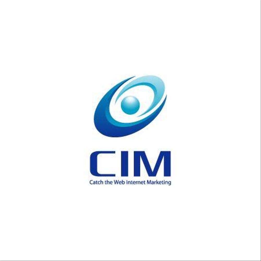 「CIM(Catch the Web　Internet　Marketing)」のサービスロゴ作成