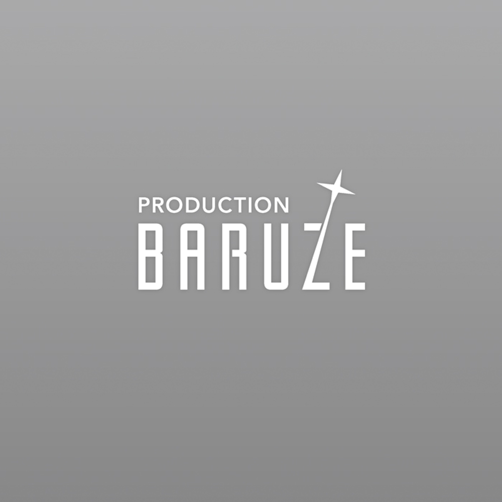 「PRODUCTION　BARUZE」のロゴ作成