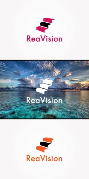 red3841 (red3841)さんの教育・採用のコンサルティング事業を営むReaVisionのロゴ制作への提案