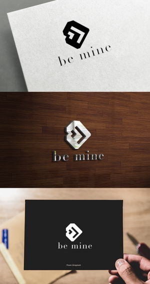 athenaabyz ()さんのアパレルネット通販「be mine」のロゴへの提案