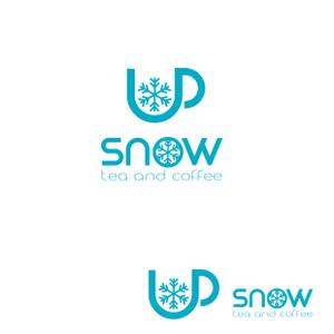 Design co.que (coque0033)さんのカフェ「snow tea and coffee」または「snow」 のロゴへの提案