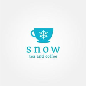 tanaka10 (tanaka10)さんのカフェ「snow tea and coffee」または「snow」 のロゴへの提案