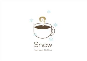 Seawind (seawind)さんのカフェ「snow tea and coffee」または「snow」 のロゴへの提案