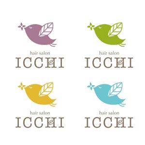 weeskiagogoさんの「hair salon ICCHI」のロゴ作成への提案