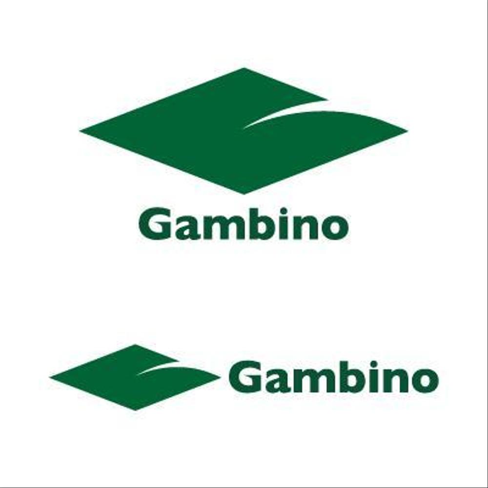 「Gambino 」のロゴ作成