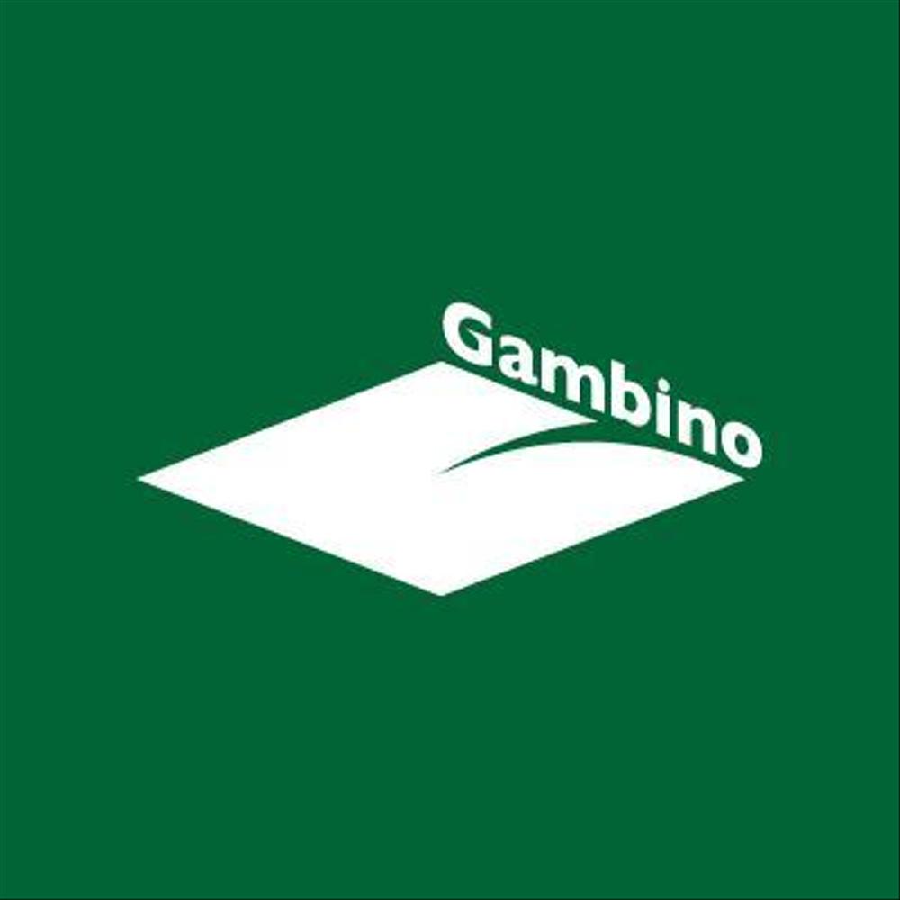 「Gambino 」のロゴ作成