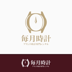 gib ()さんのブランド時計レンタルショップのロゴへの提案
