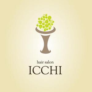 topon55さんの「hair salon ICCHI」のロゴ作成への提案