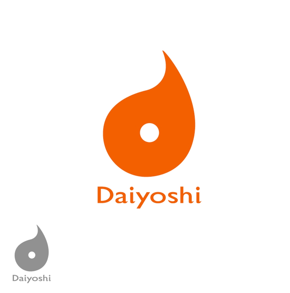 「Daiyoshi」のロゴ作成