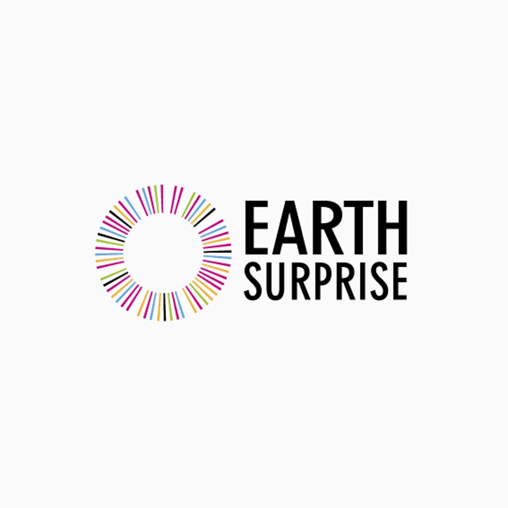 「EARTH SURPRISE」のロゴ作成