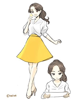 yukiyuki525さんのバーチャル女子アナウンサーのキャラクターデザイン制作への提案