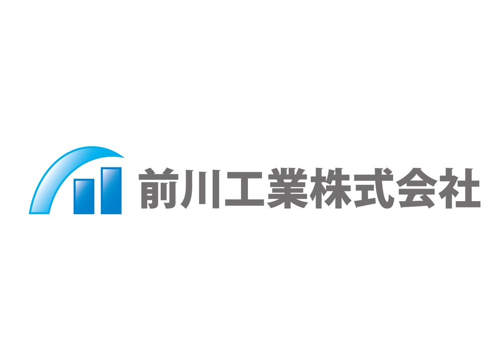 「前川工業株式会社」のロゴ作成