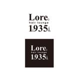  K-digitals (K-digitals)さんのヘアサロン「Lore hair lounge 1935」のロゴへの提案