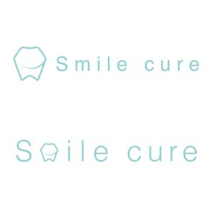 Playbaseさんの歯のホワイトニング商材名「smile cure（スマイルキュア）」のロゴへの提案