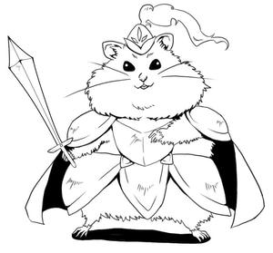 danamonian (danamonian)さんのキャラデザイン「ハムスター騎士」への提案