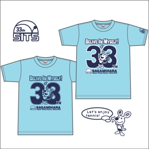 Rays_D (Rays)さんの33周年記念テニススクール販売用Tシャツへの提案