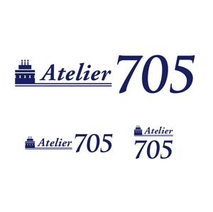 郷山志太 (theta1227)さんの【急募！】オーダーケーキと焼き菓子の工房「Atelier 705（アトリエ 705）」のロゴへの提案