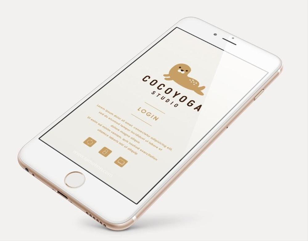 ヨガスタジオ「COCOYOGA」のロゴ