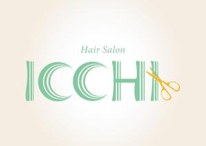 さんの「hair salon ICCHI」のロゴ作成への提案