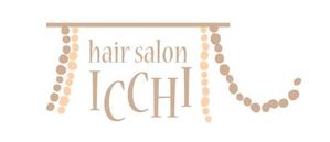 mimicoccoさんの「hair salon ICCHI」のロゴ作成への提案