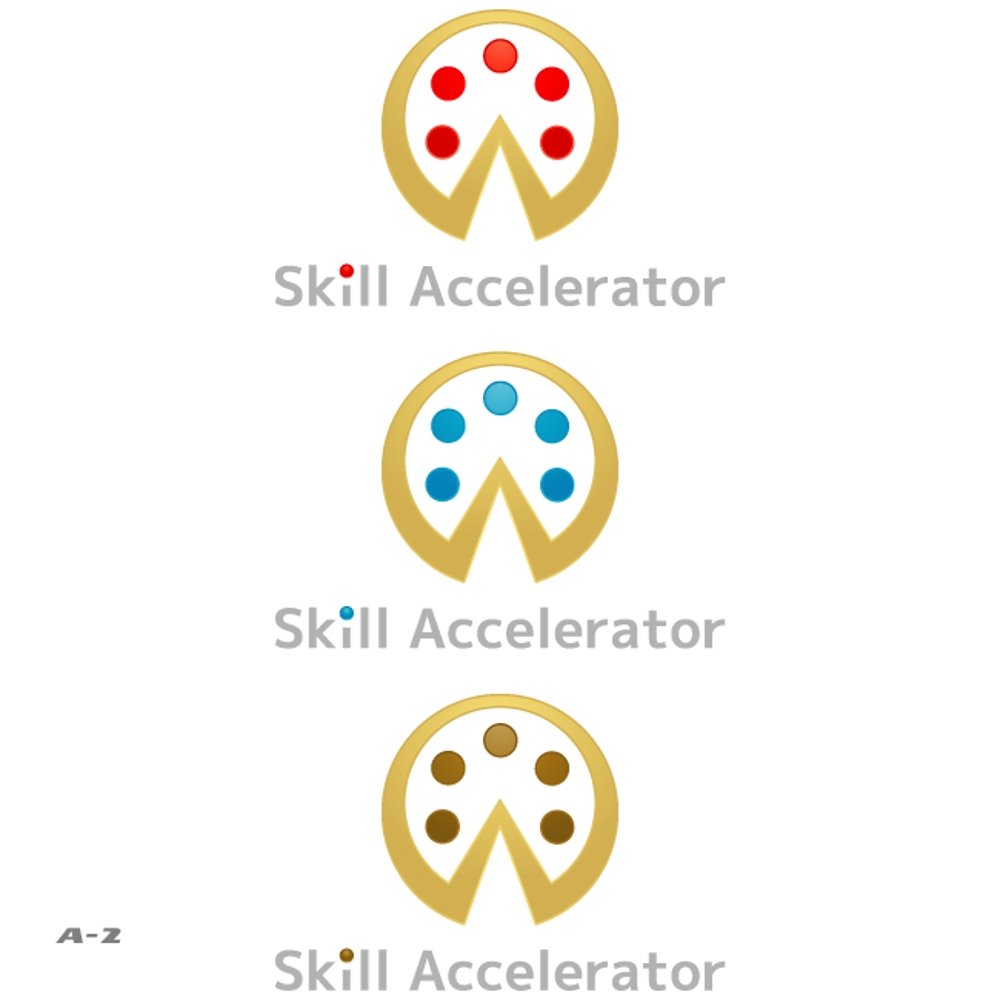 「Skill Accelerator」のロゴ作成