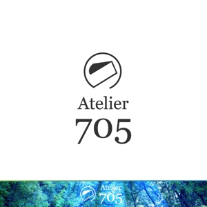 red3841 (red3841)さんの【急募！】オーダーケーキと焼き菓子の工房「Atelier 705（アトリエ 705）」のロゴへの提案