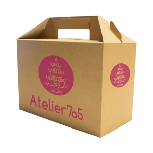 Studio DeE (dee0802)さんの【急募！】オーダーケーキと焼き菓子の工房「Atelier 705（アトリエ 705）」のロゴへの提案